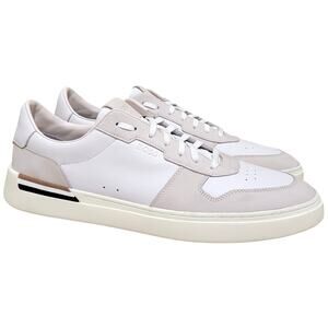 BOSS by Hugo Boss Men Clint Tennis Style Low Top Sneakers Size US 12 Open White